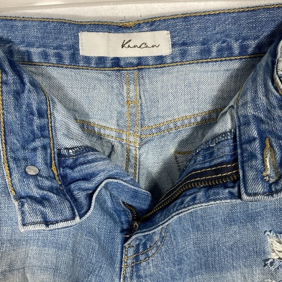 KanCan Blue Distressed Jean Shorts size 27 - Picture 2 of 12
